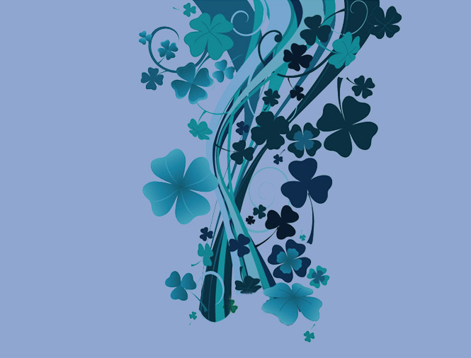 example of how to visualize informations with clover leaves: different dimension, positioning, opacity, color, linkage